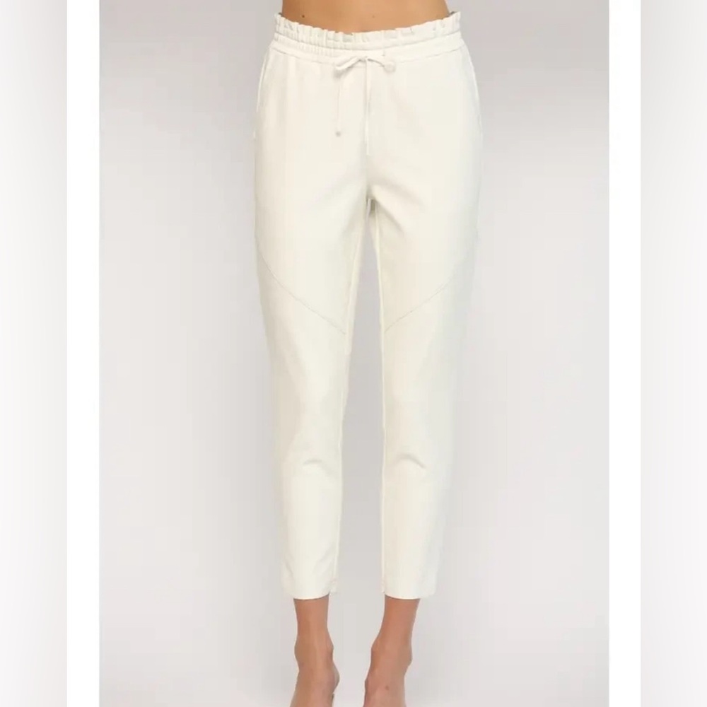 Fate faux leather joggers
